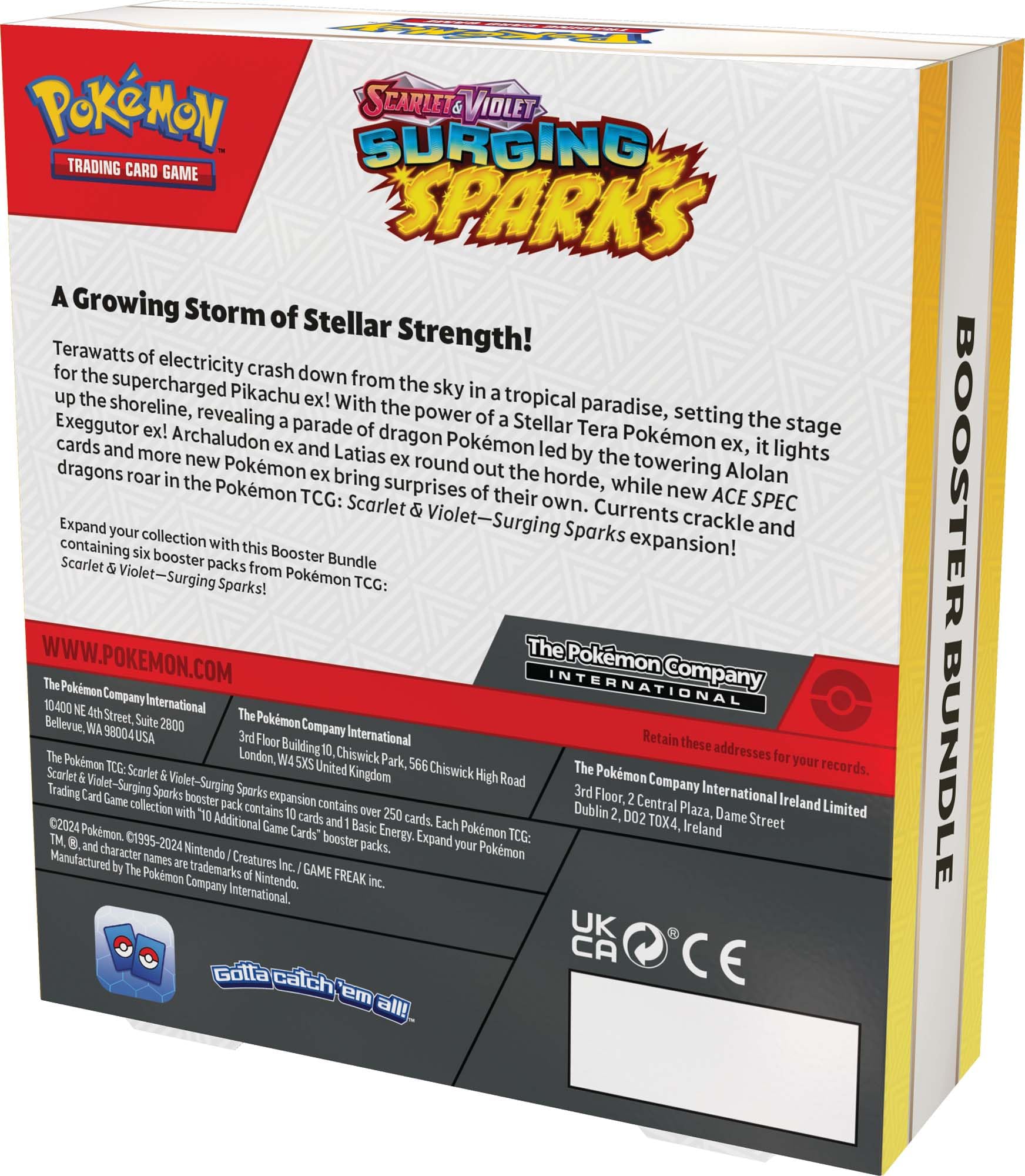 Amazon.com: Pokemon TCG: Scarlet & Violet - Surging Sparks Booster