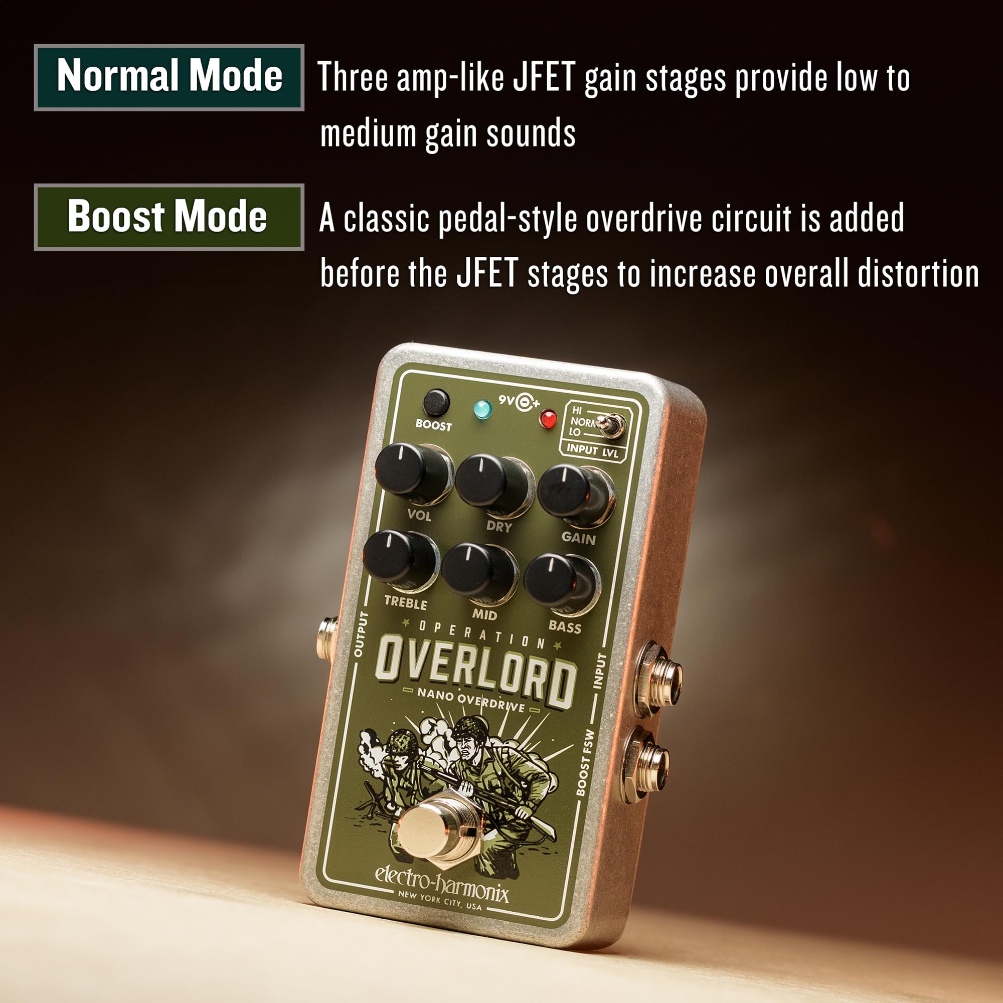 Amazon.com: Electro-Harmonix Nano Operation Overlord Allied