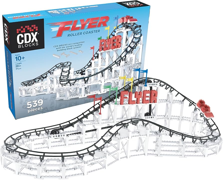 Amazon.com: CDX Blocks: Flyer - 539 Pieces, Building Brick Set