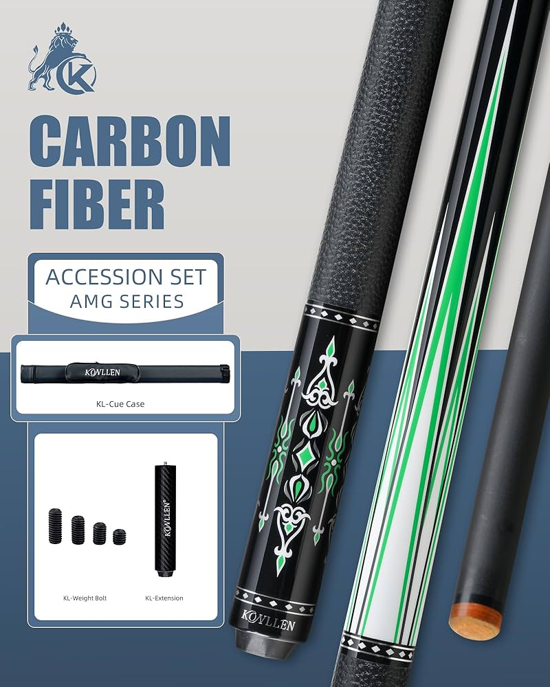 Amazon.co.jp: KONLLEN カーボンファイバープールキュースティック 58