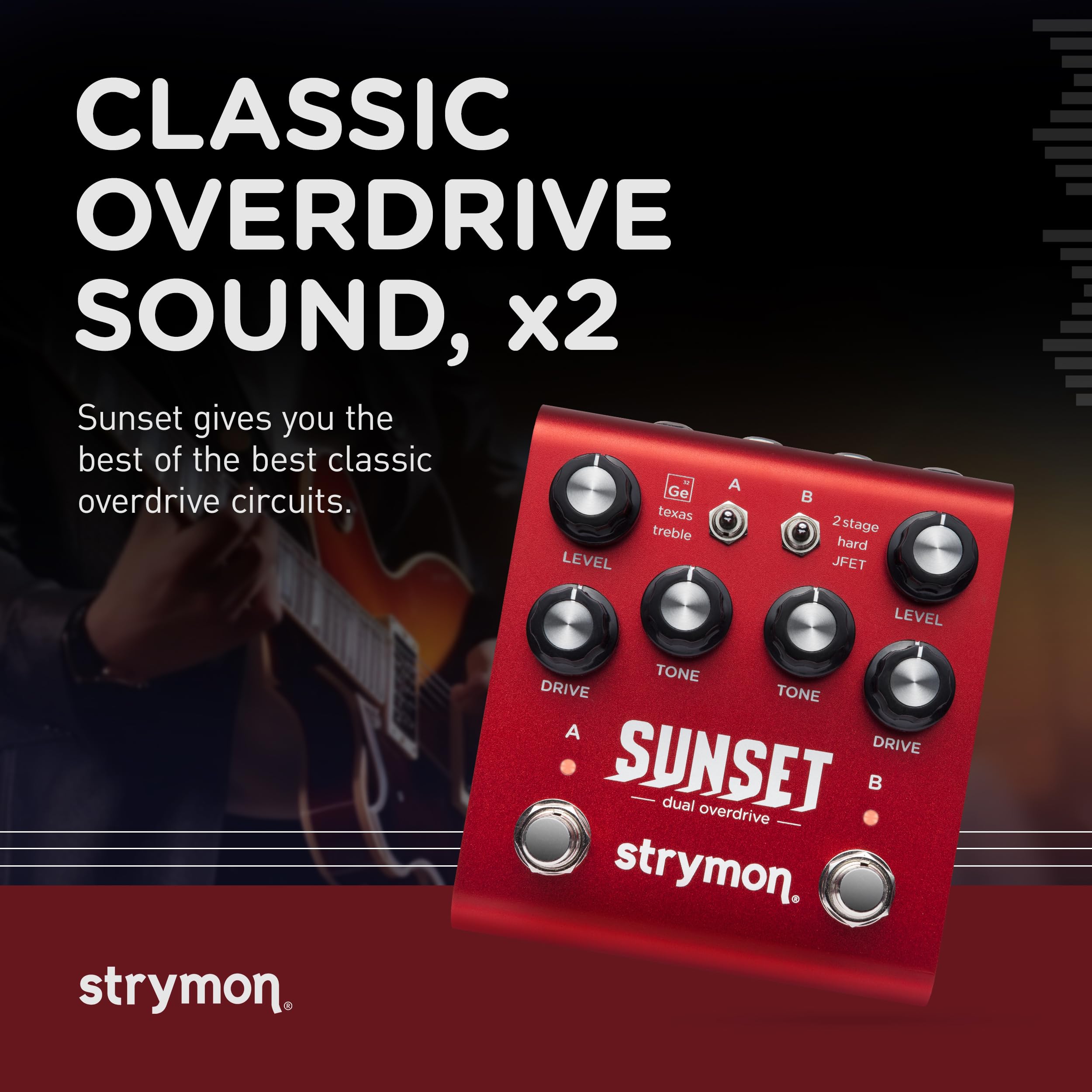 Amazon | Strymon『SUNSET』（サンセット/ハイブリッド・ドライブ