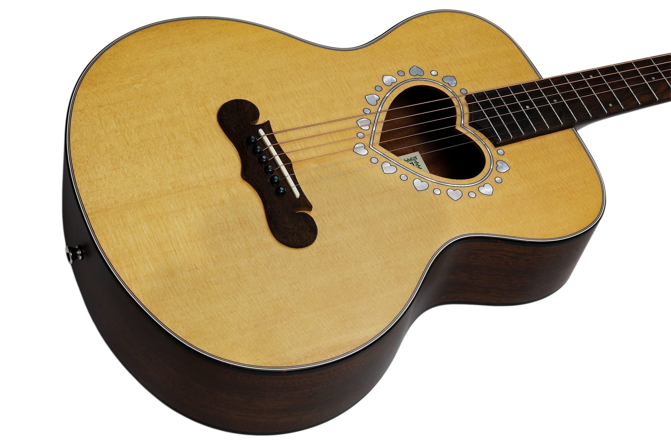 Amazon.com: ZEMAITIS CAM 80H 3/4 ACOUSTIC GUITAR WITH HEART