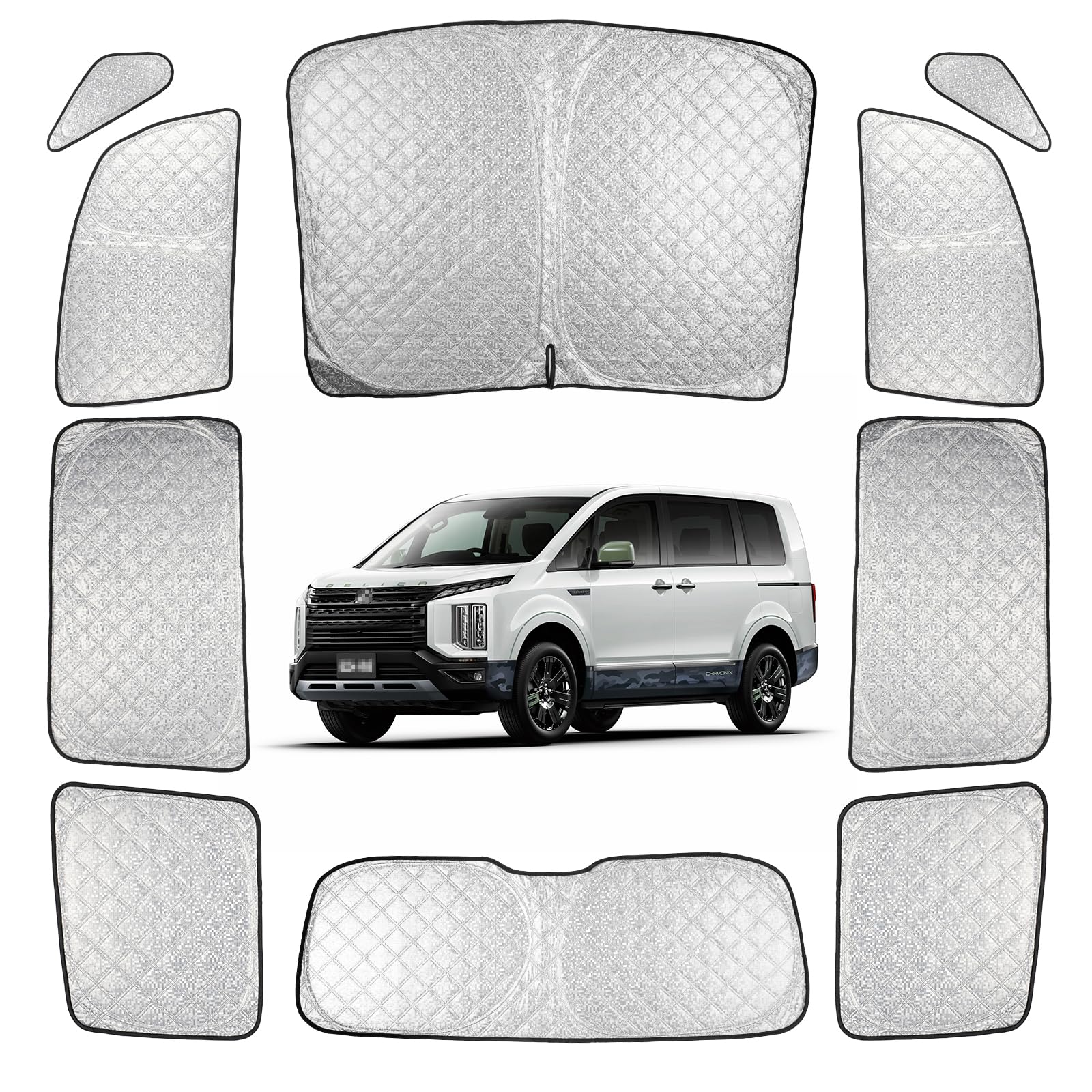 Amazon.co.jp: Perrace デリカ D5 用サンシェード 車用 サンシェード