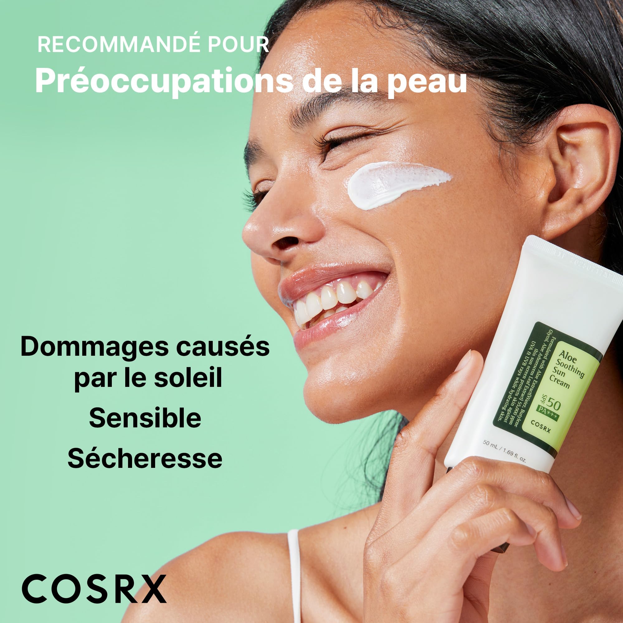 Amazon.co.jp: COSRX アロエ スージング サンクリーム SPF50+ PA+++