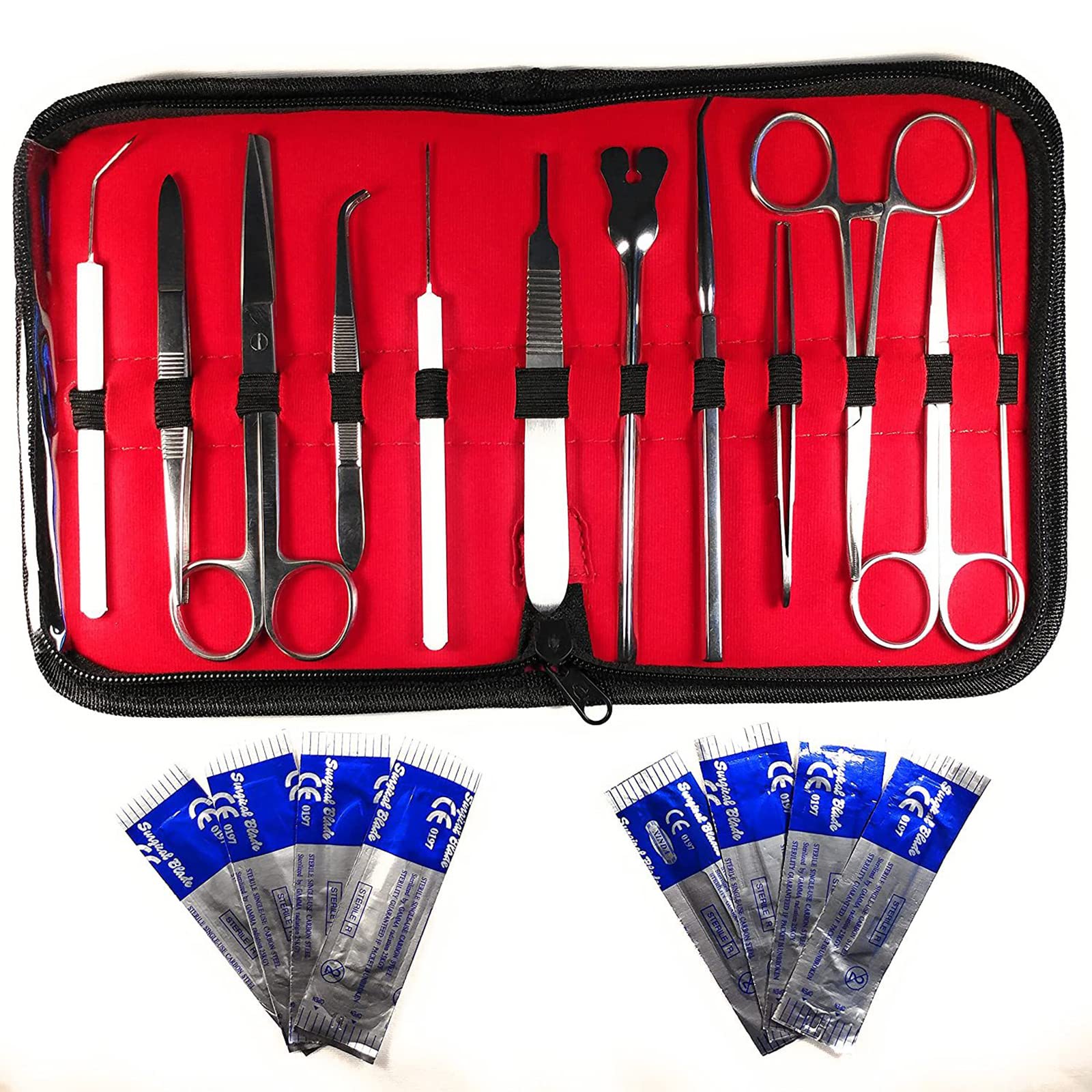 Amazon.co.jp: 解剖ツールキット、生物学実験室解剖学用の20ピース解剖