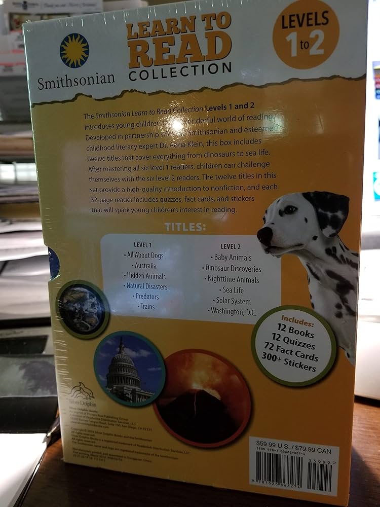 Smithsonian Learn to Read Collection Levels 1 to 2: Various