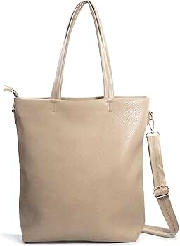 Amazon.com: Women's Vertical Tote Bag with Removable Shoulder