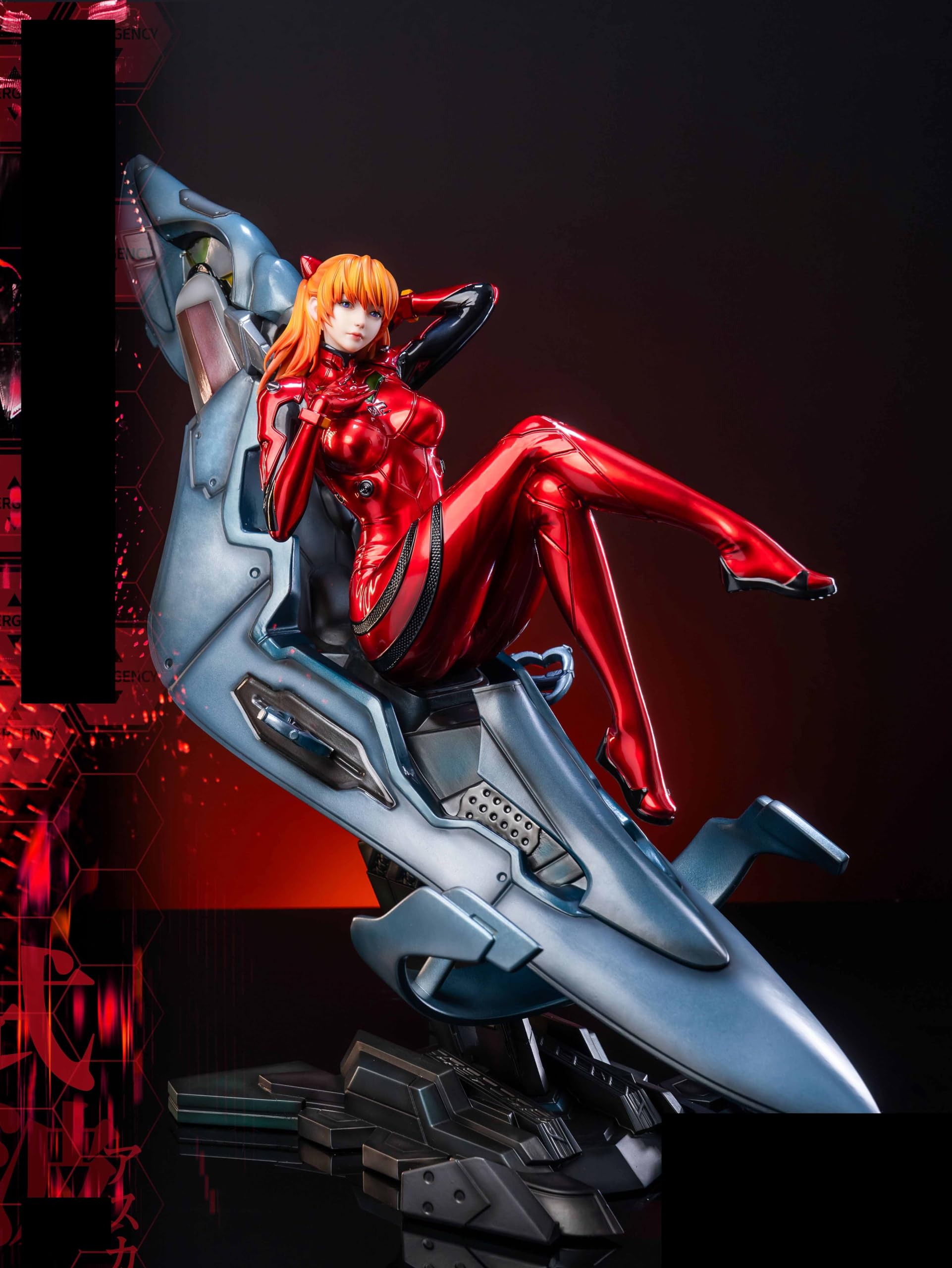 Amazon.co.jp: 惣流・アスカ・ラングレー フィギュア 1/4スケール 塗装