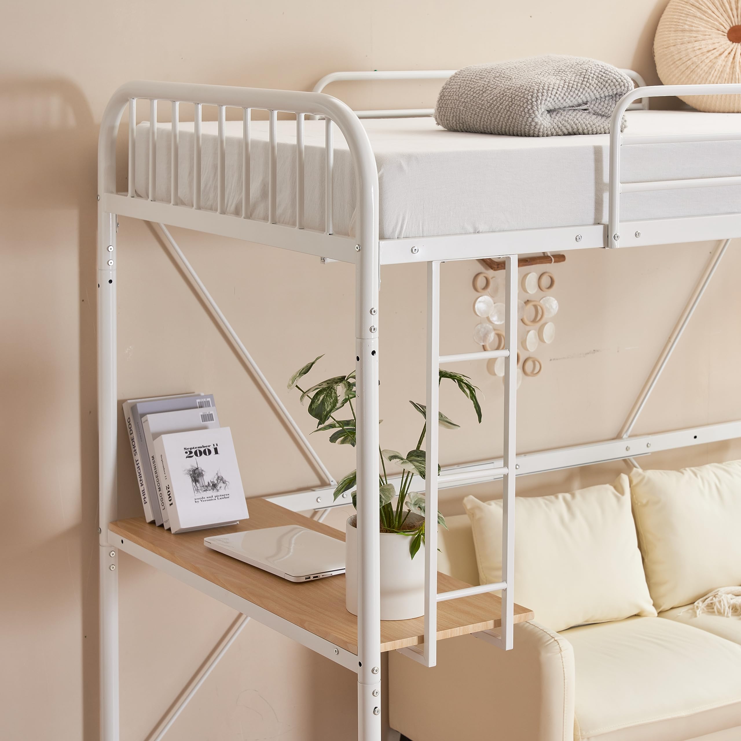 Amazon｜Necesaシステムベット ロフトベッド シングル コンセント付き