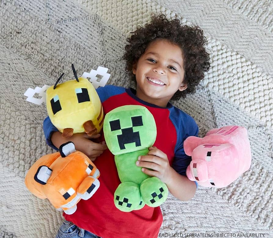 Amazon.com: Mattel Minecraft Basic Plush Character Soft Dolls