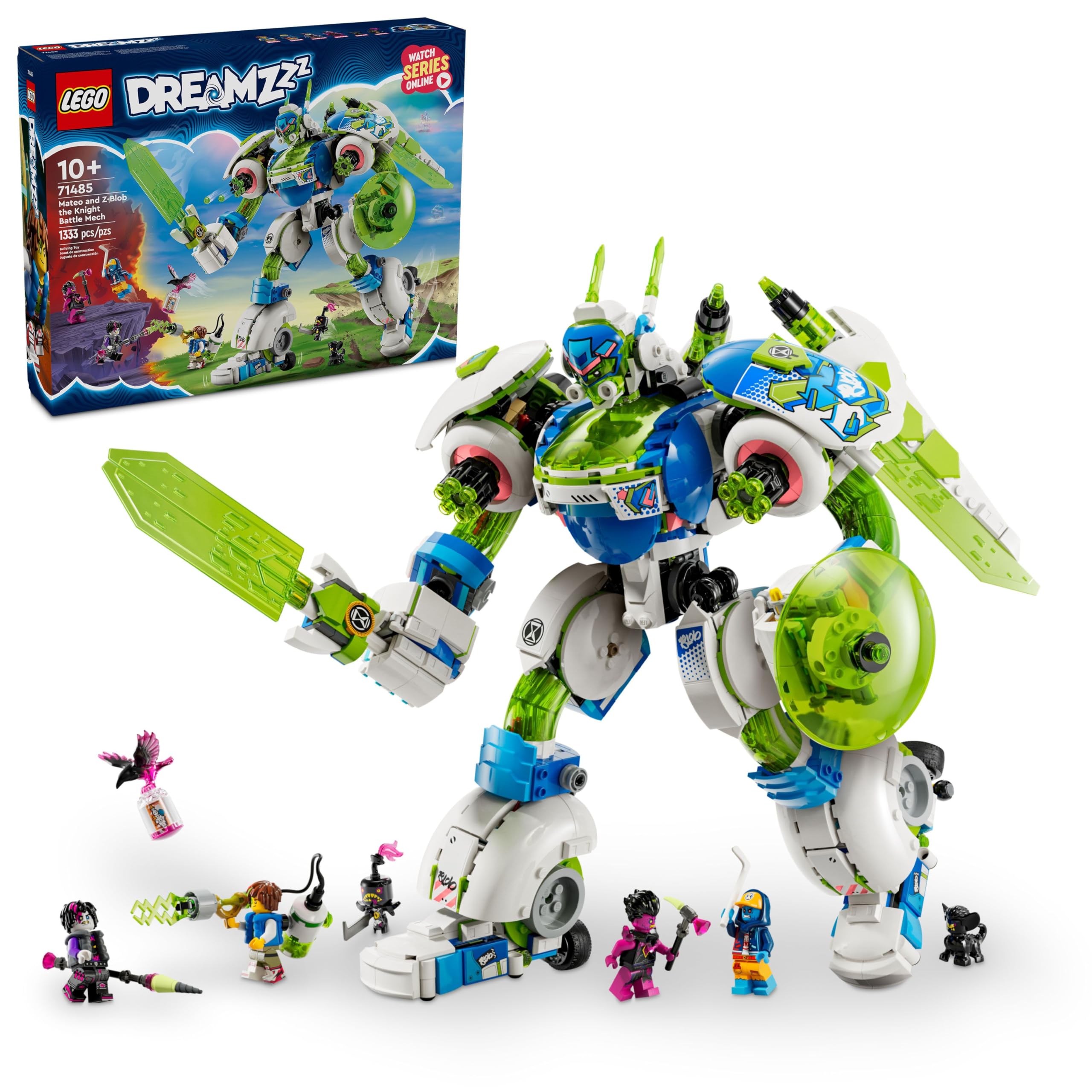 LEGO Dreamzzz Mateo and Z-Blob The Knight Battle Mech Building