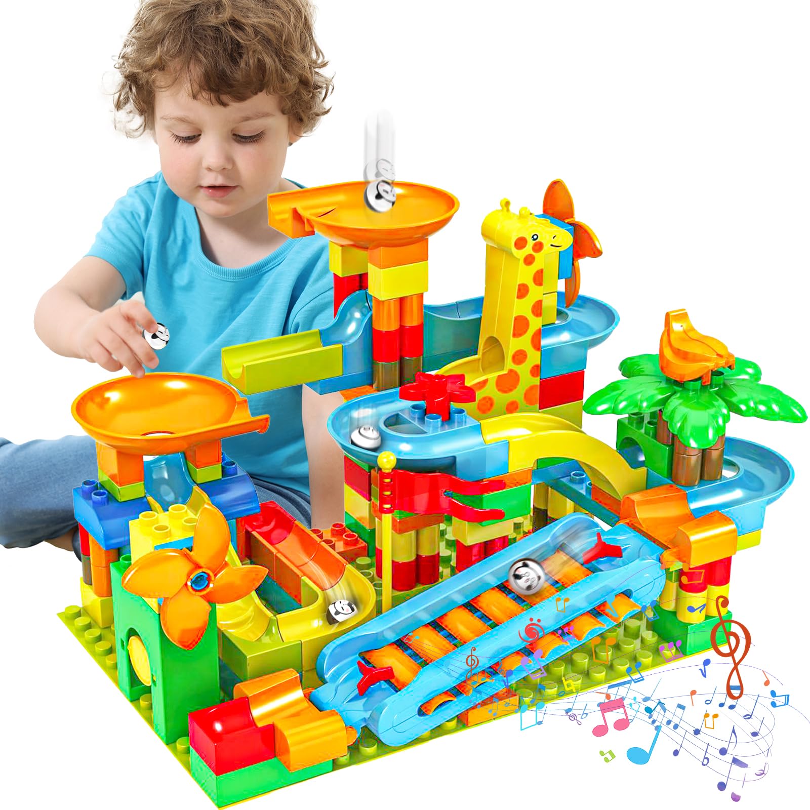 Amazon.com: BATTOP Marble Run for Kids Ages 4-8, 167 PCS Classic