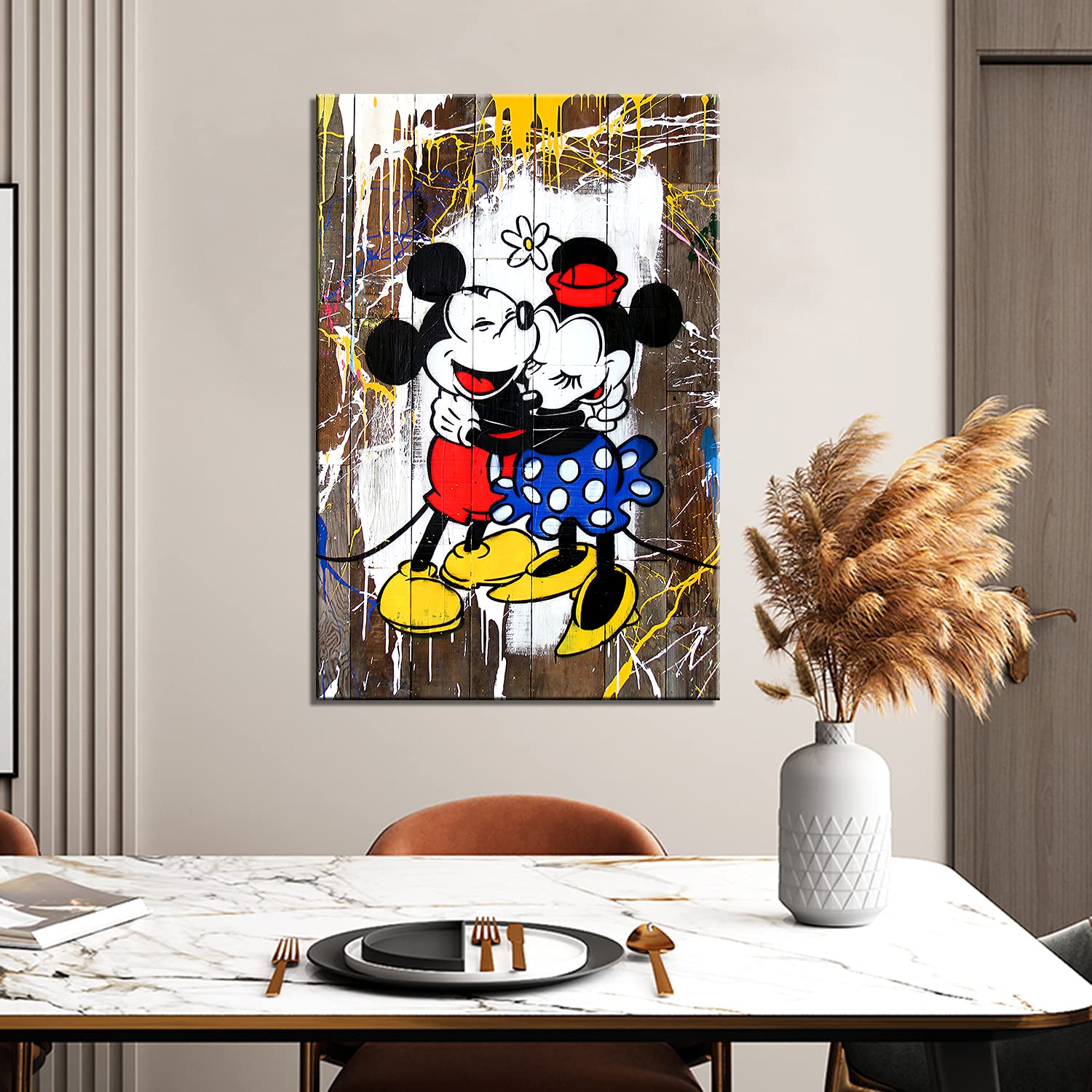 Amazon.co.jp: バンクシー アートパネル Banksy ストリート ディズニー