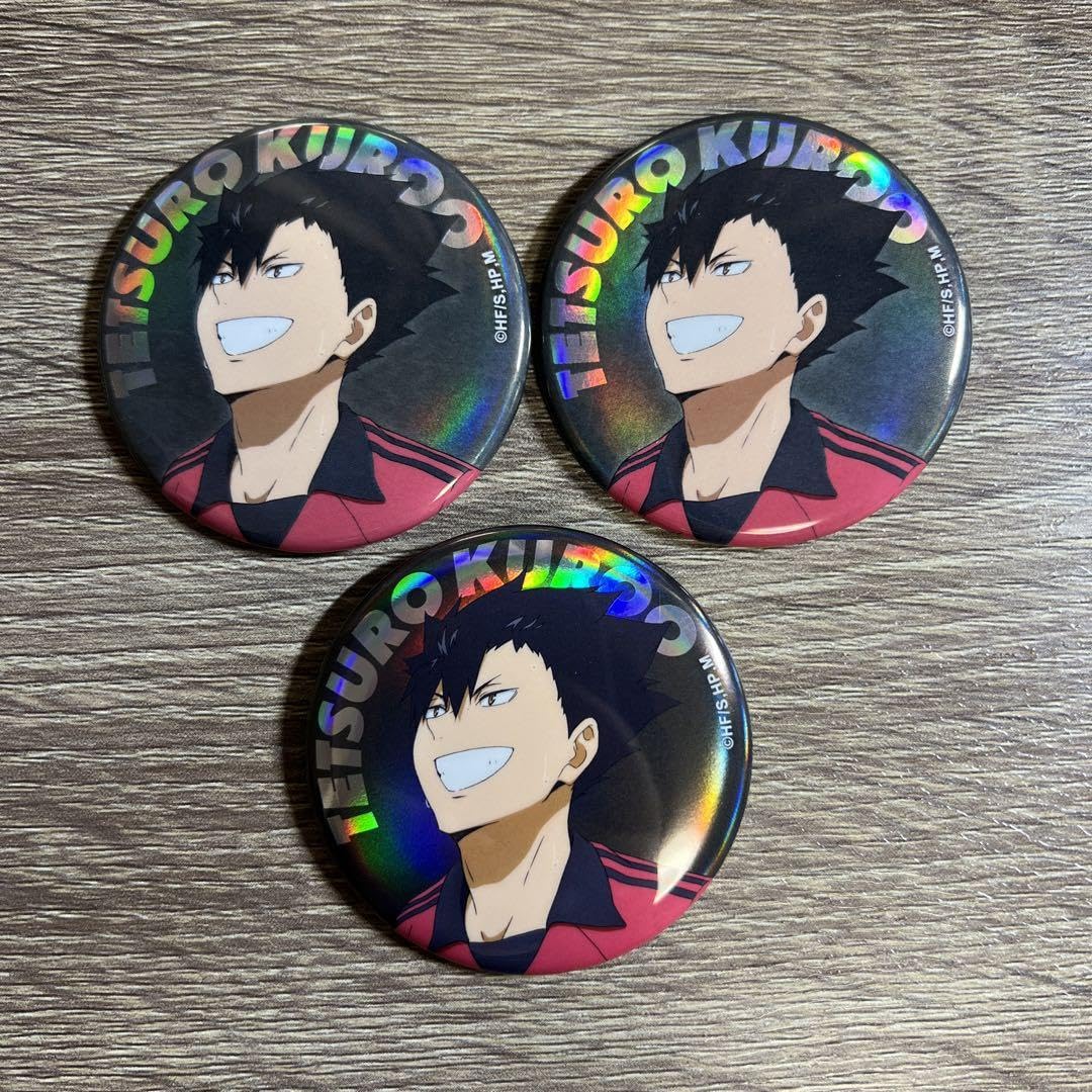 クロニクル 黒尾鉄朗 ハイキュー 缶バッジ まとめ売り ハイキュー 黒尾