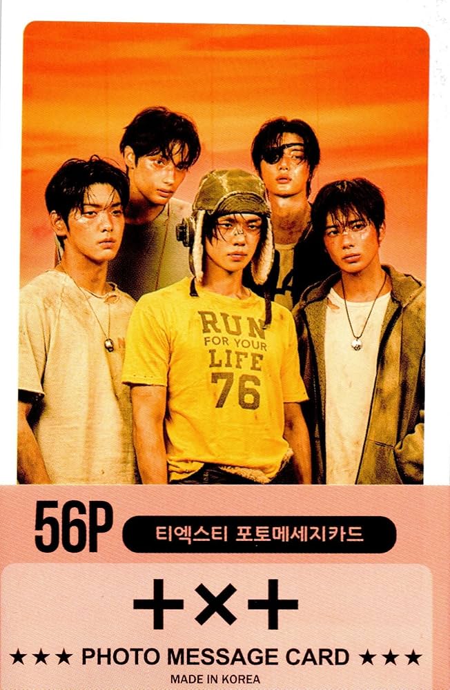 Amazon | TXT グッズ フォトメッセージカード 56枚 トレカ カード ミニ