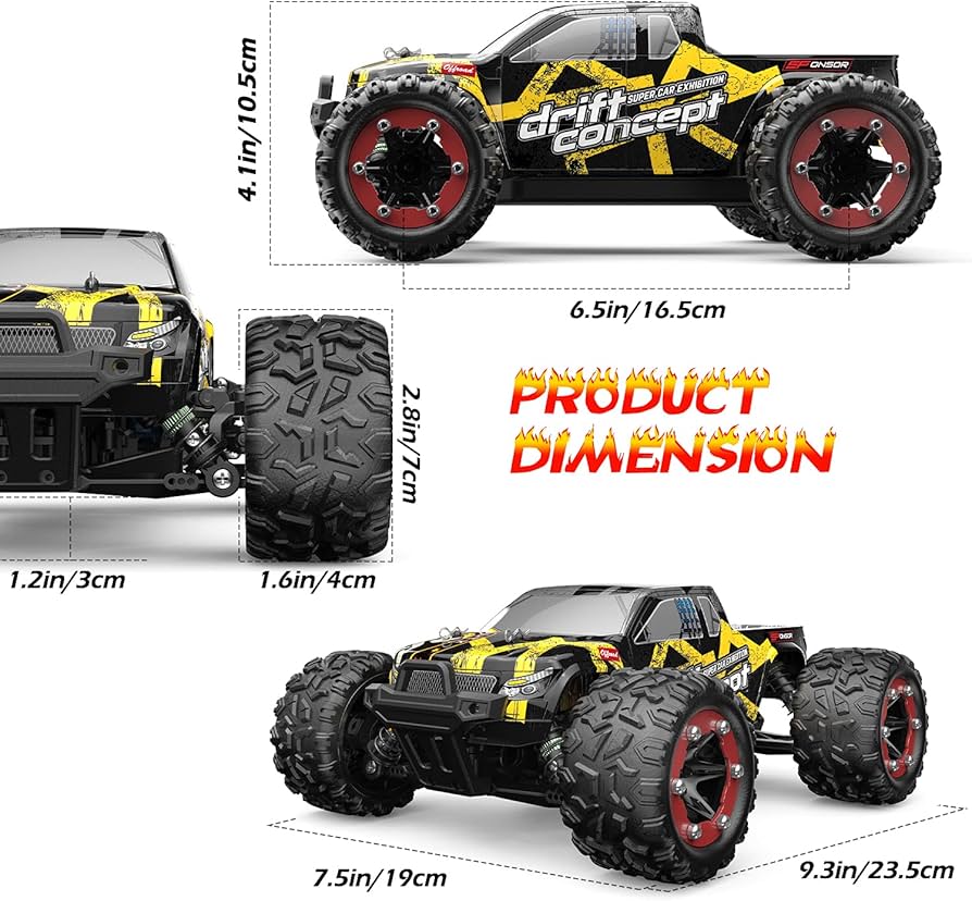 Amazon.co.jp: DEERC ブラシレスRCカー 300E 60KM/H 高速リモート