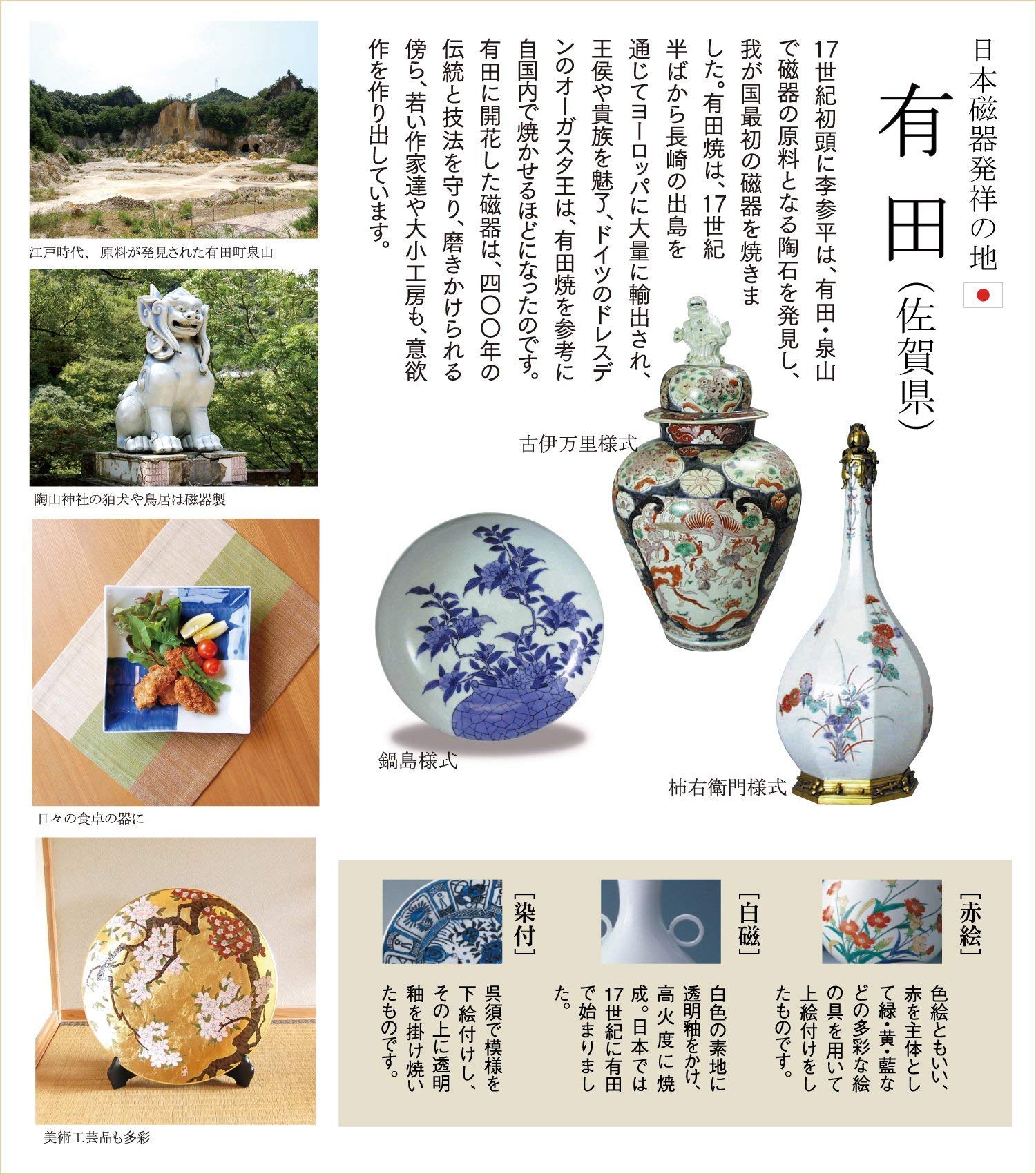 Amazon.co.jp: 飾り皿 絵皿 大皿 スタンド付き 有田焼 陶器 伝統工芸品