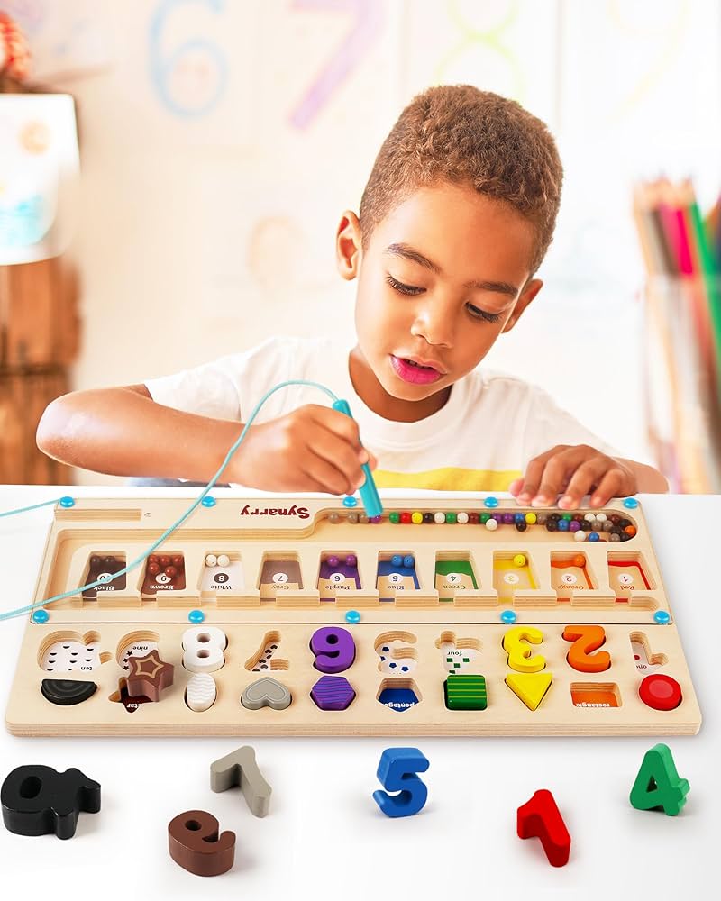 Amazon.com: SYNARRY 3 in 1 Montessori Toys for 3+ Year Old