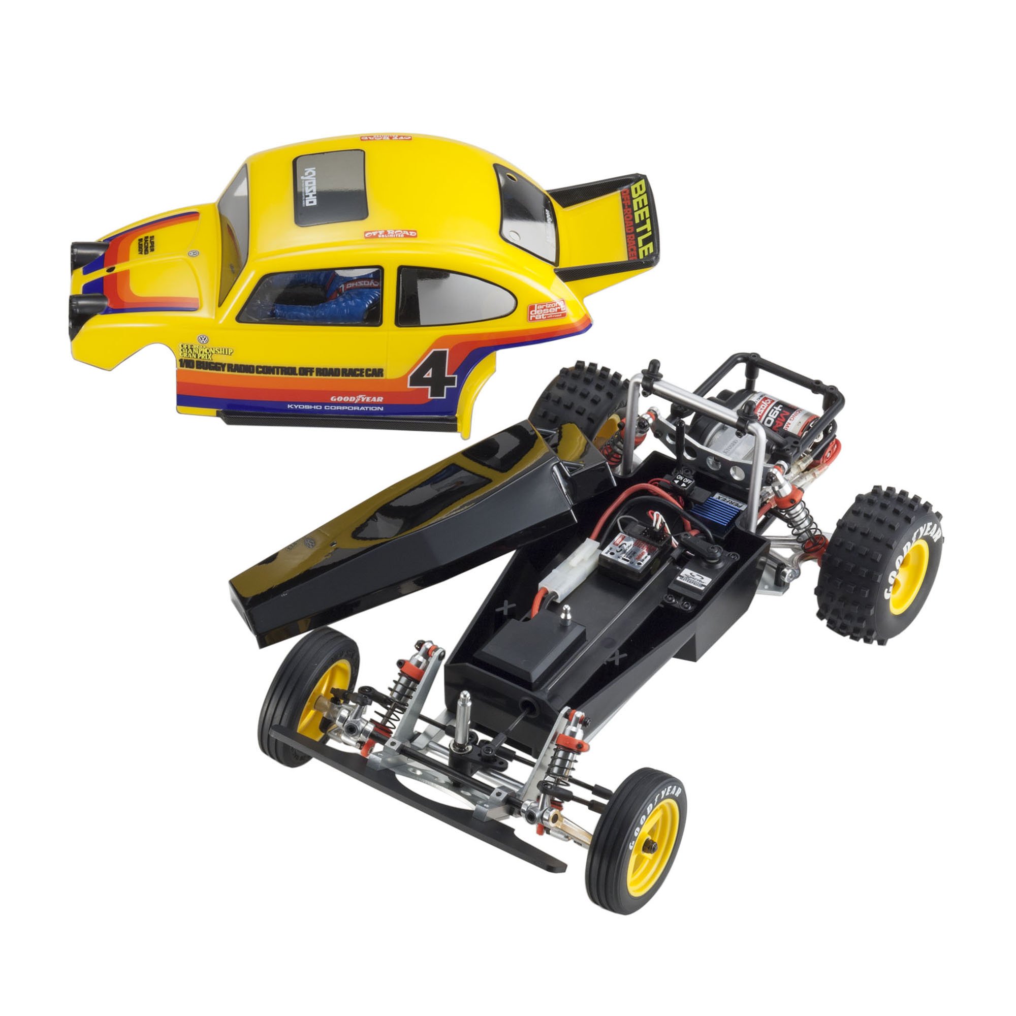 Amazon.co.jp: 京商 1/10 電動2WDレーシングバギー ビートル 2014 組立