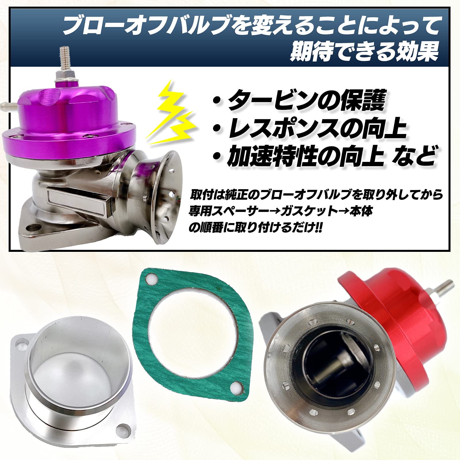 Amazon.co.jp: Meliore ブローオフバルブ レーシング ジムニー JB23 1