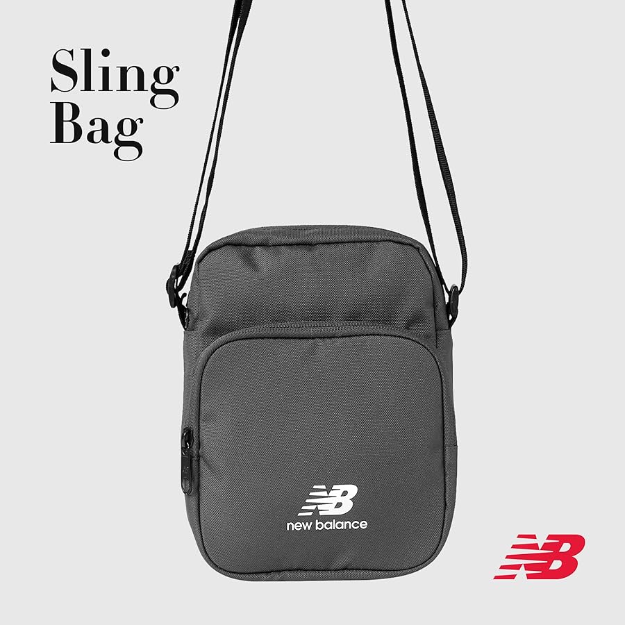 New Balance Sling Bag, Small Crossbody Shoulder Handbag for Men