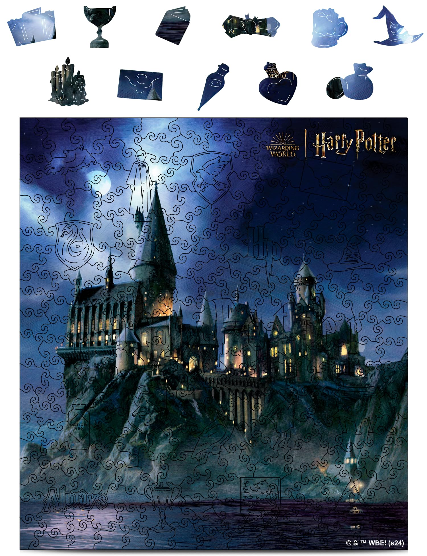 Amazon | CRAFTHUB ハリーポッターパズル – 魔法のホグワーツ城 – A3