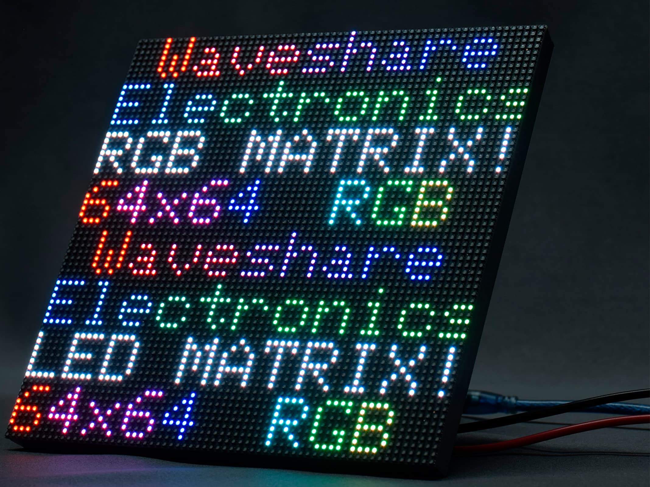 Amazon.com: waveshare 64x64 4096 Pixels RGB Full-Color LED Matrix