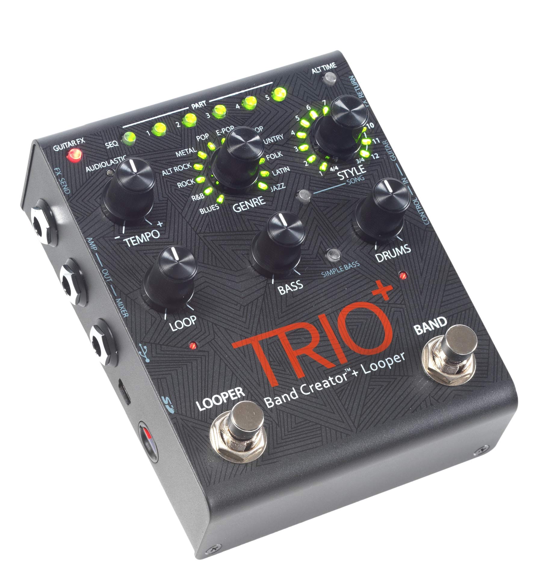 Amazon.co.jp: DigiTech Trio + Trio Plus Band Creator Pedal +