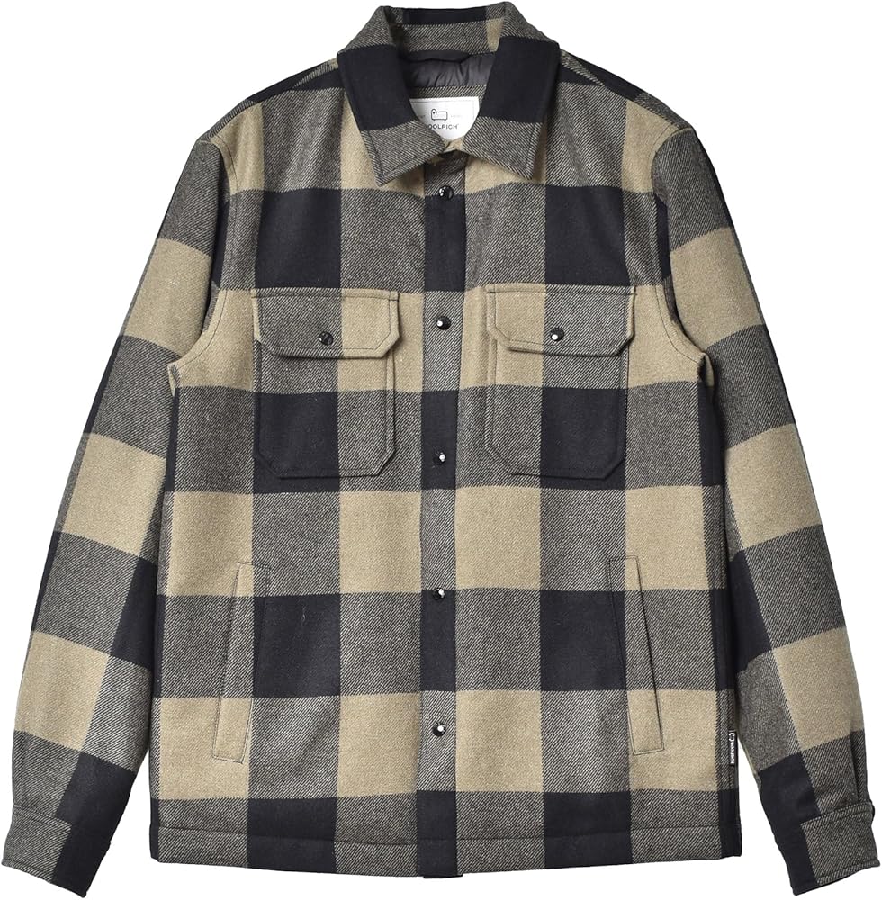 Amazon.co.jp: [ウールリッチ] アラスカンウールチェックオーバー