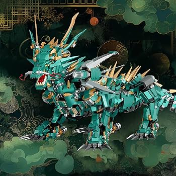 Amazon.co.jp: JMBricklayer ドラゴンおもちゃ組み立てセット 大人用