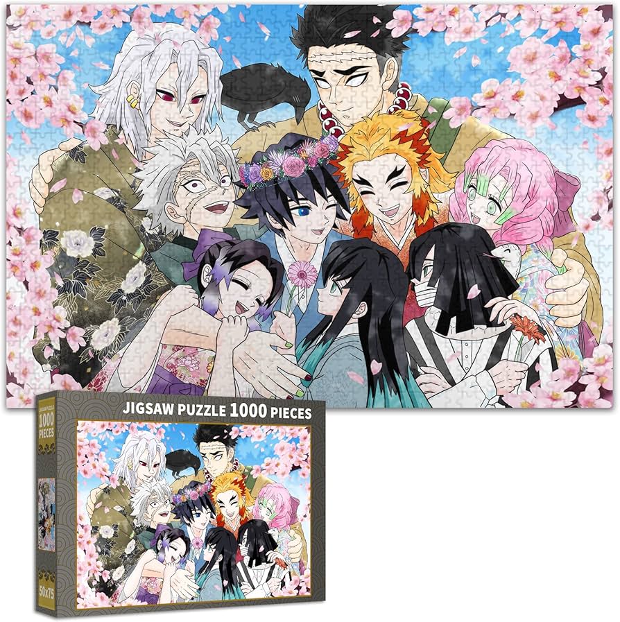 Amazon | 鬼滅の刃 パズル 1000ピース 柱合会議 胡蝶しのぶ 煉獄杏寿郎