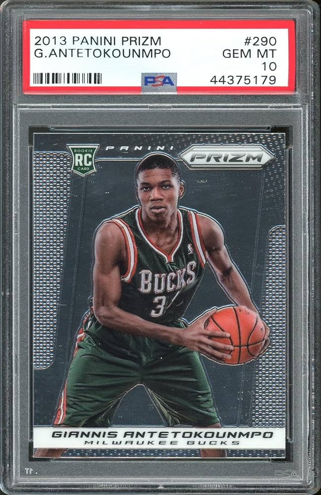 Giannis Antetokounmpo 2013 Panini Prizm #290 Rookie Card Gem Mint