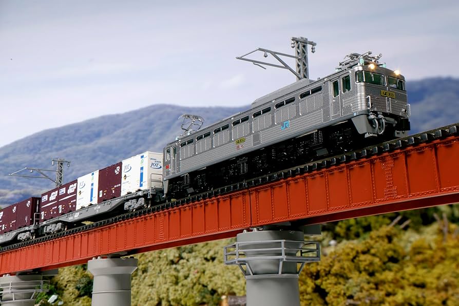 Amazon.com: KATO N Gauge EF81 300 JR Cargo Update Car (Silver