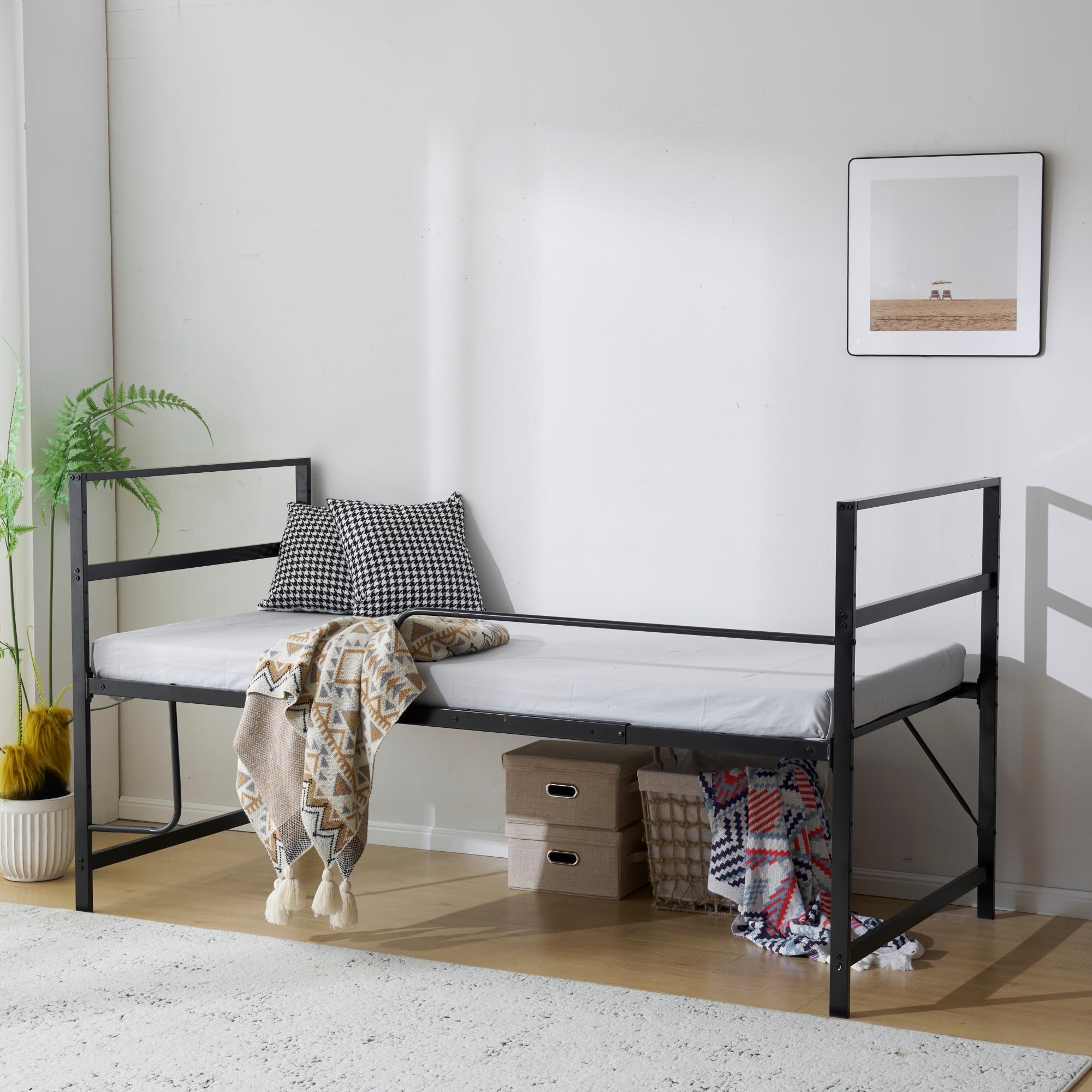 Amazon｜ロフトベッド パイプベッド シングル システムベッド ロー