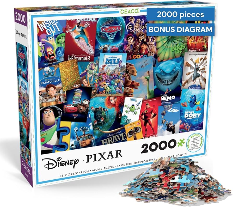 Amazon | Ceaco 2000ピース ディズニー/ピクサー - 映画ポスター