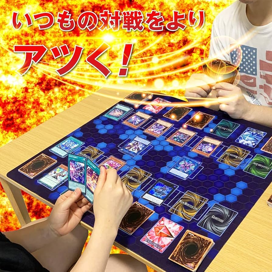 Amazon.co.jp: 遊戯王 プレイマット 二面フルサイズ 専用プレイマット