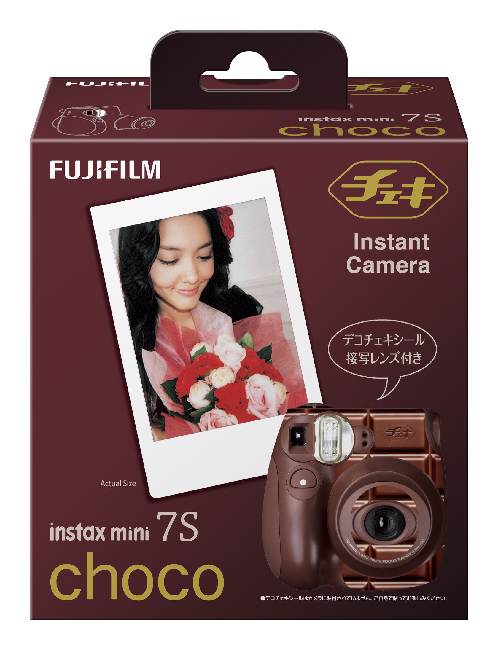 Amazon | FUJIFILM インスタントカメラ チェキ instax mini 7S チョコ