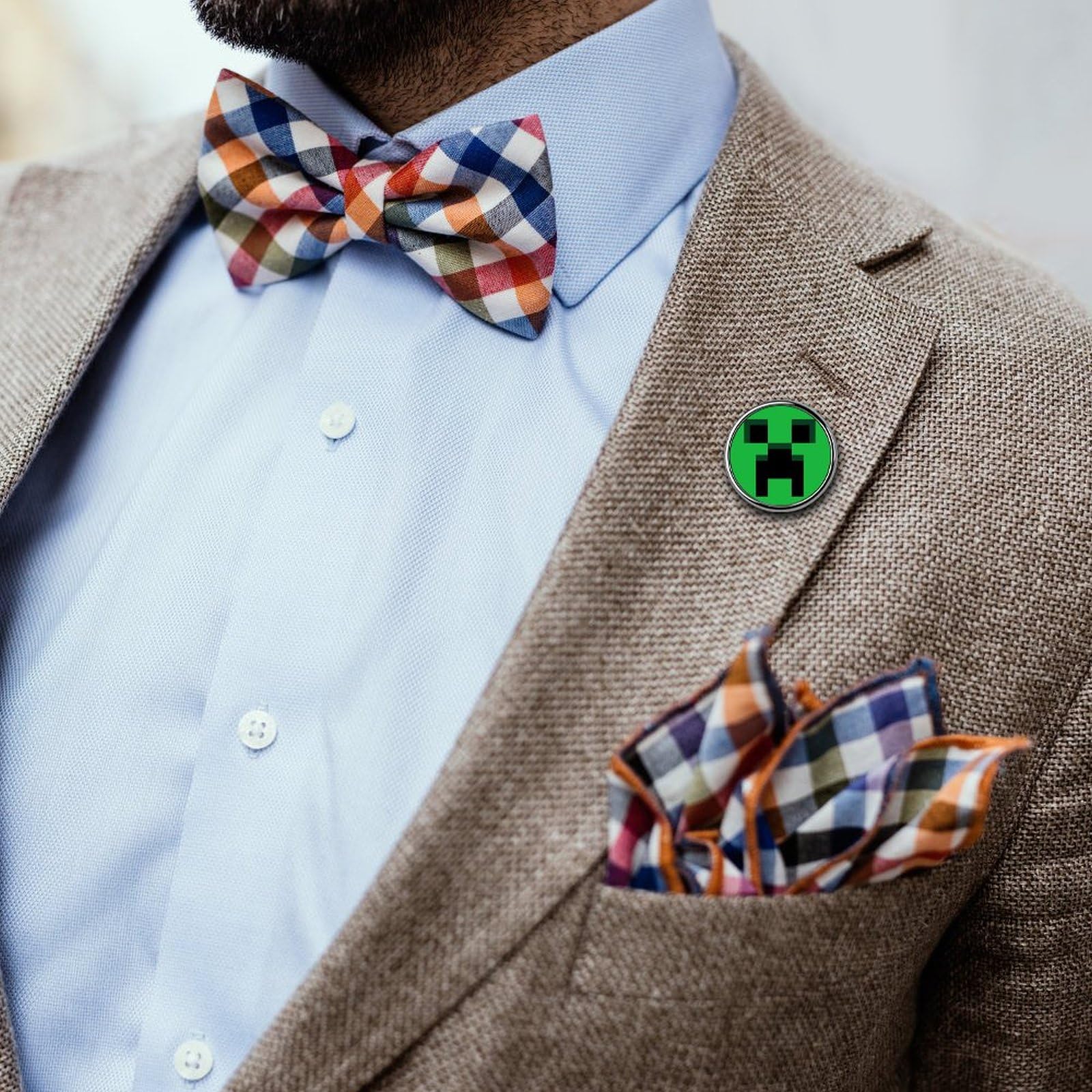 Amazon.co.jp: マイクラ ピンバッジ 徽章 ネクタイピン 金属バッジピン