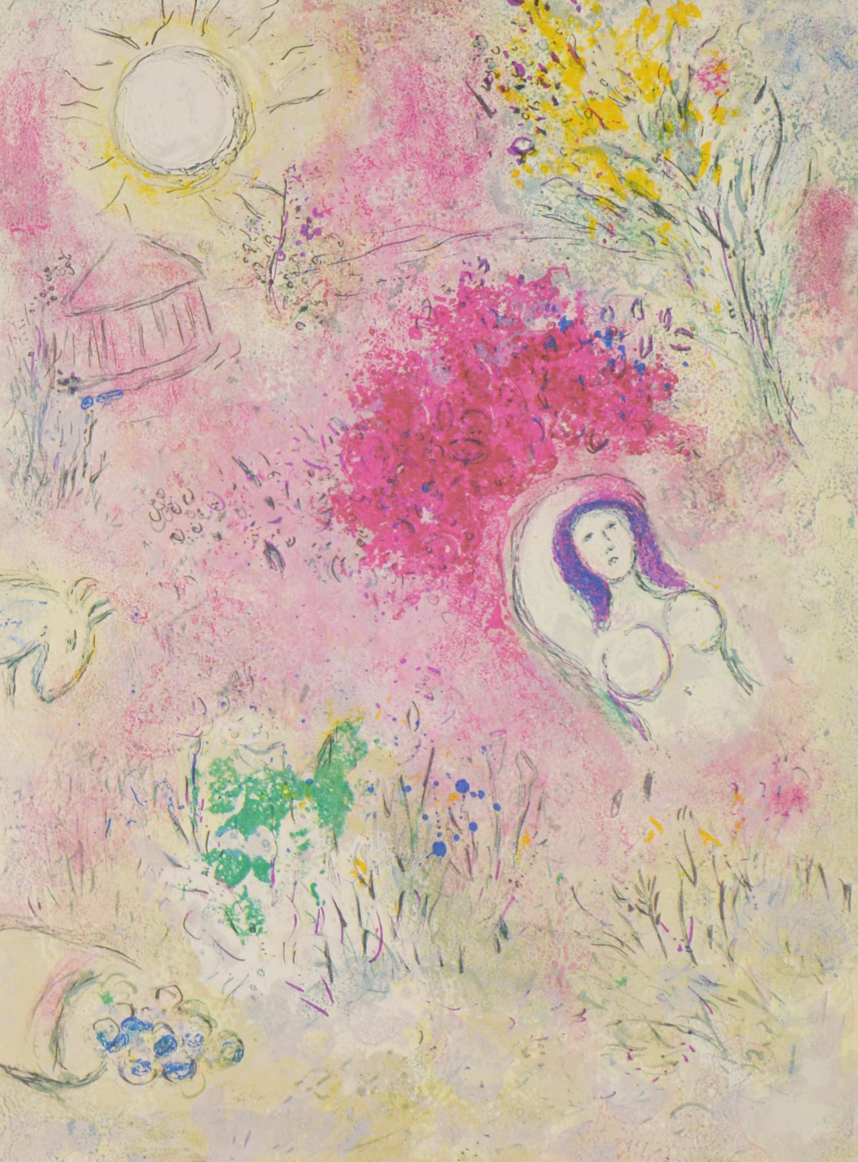 Amazon | マルク シャガール 『クロエ【ダフニスとクロエ】』 絵画