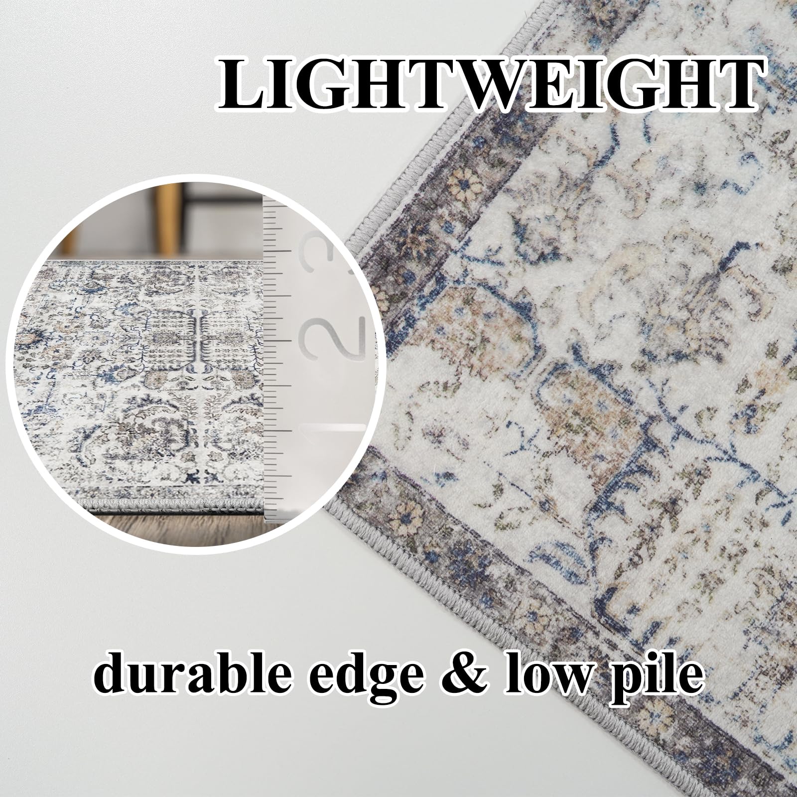 Amazon.com: RUUGME Washable Runner Rugs 3x16 - Vintage Kitchen