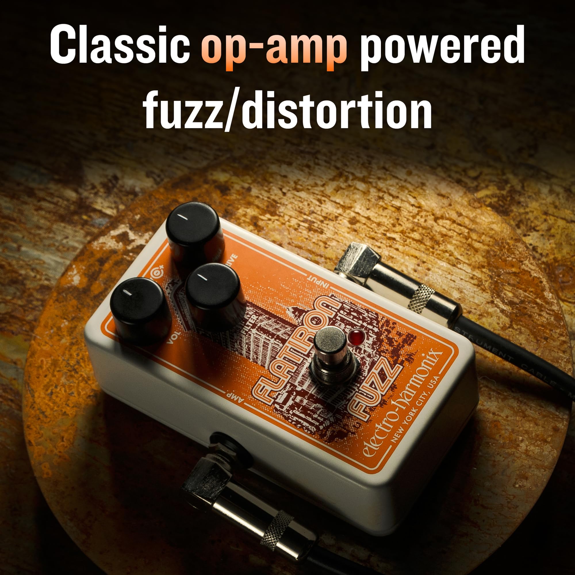 Amazon.com: Electro-Harmonix Flatiron Fuzz Pedal : Musical Instruments