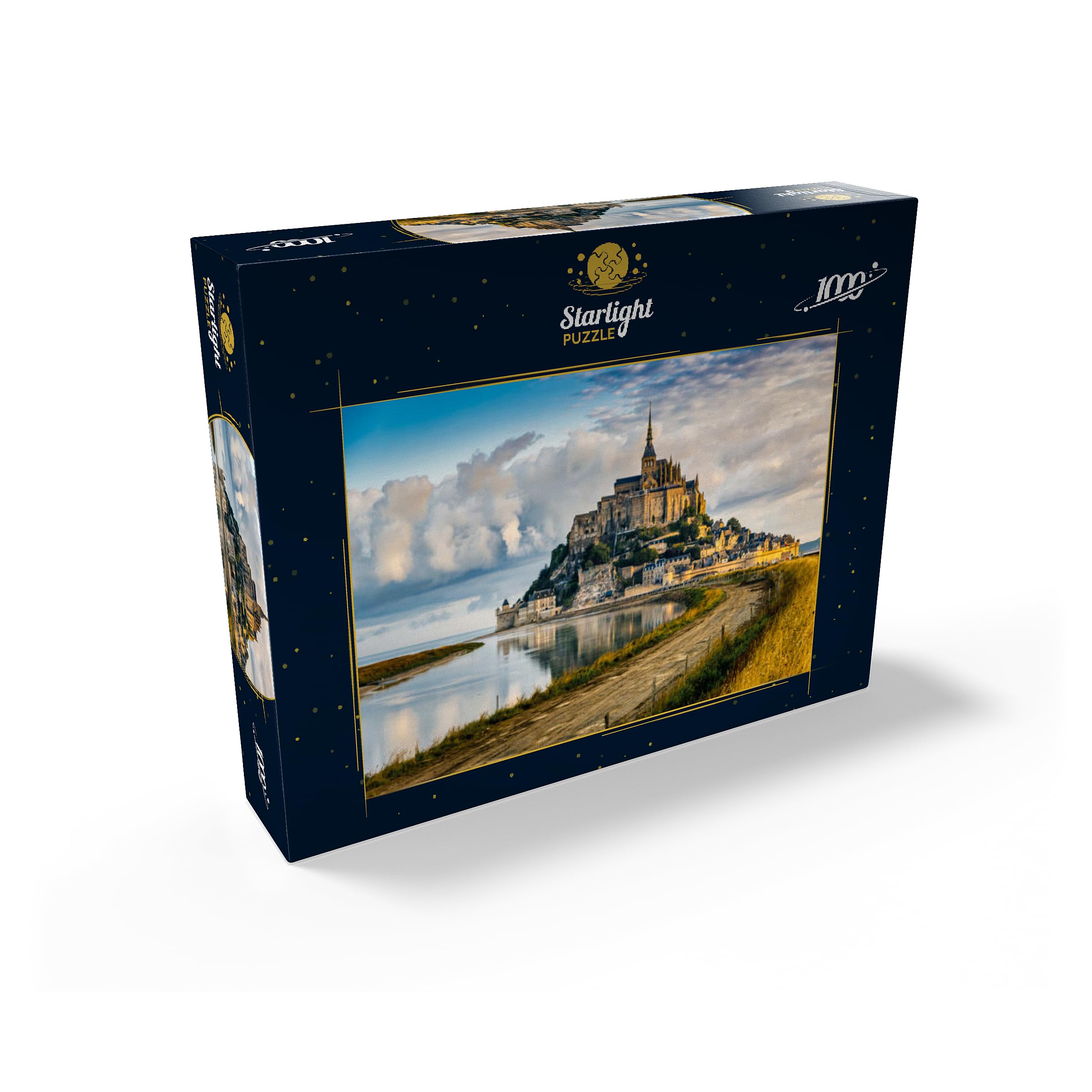 Amazon | MyPuzzle フランスのモンサンミッシェルの朝の景色