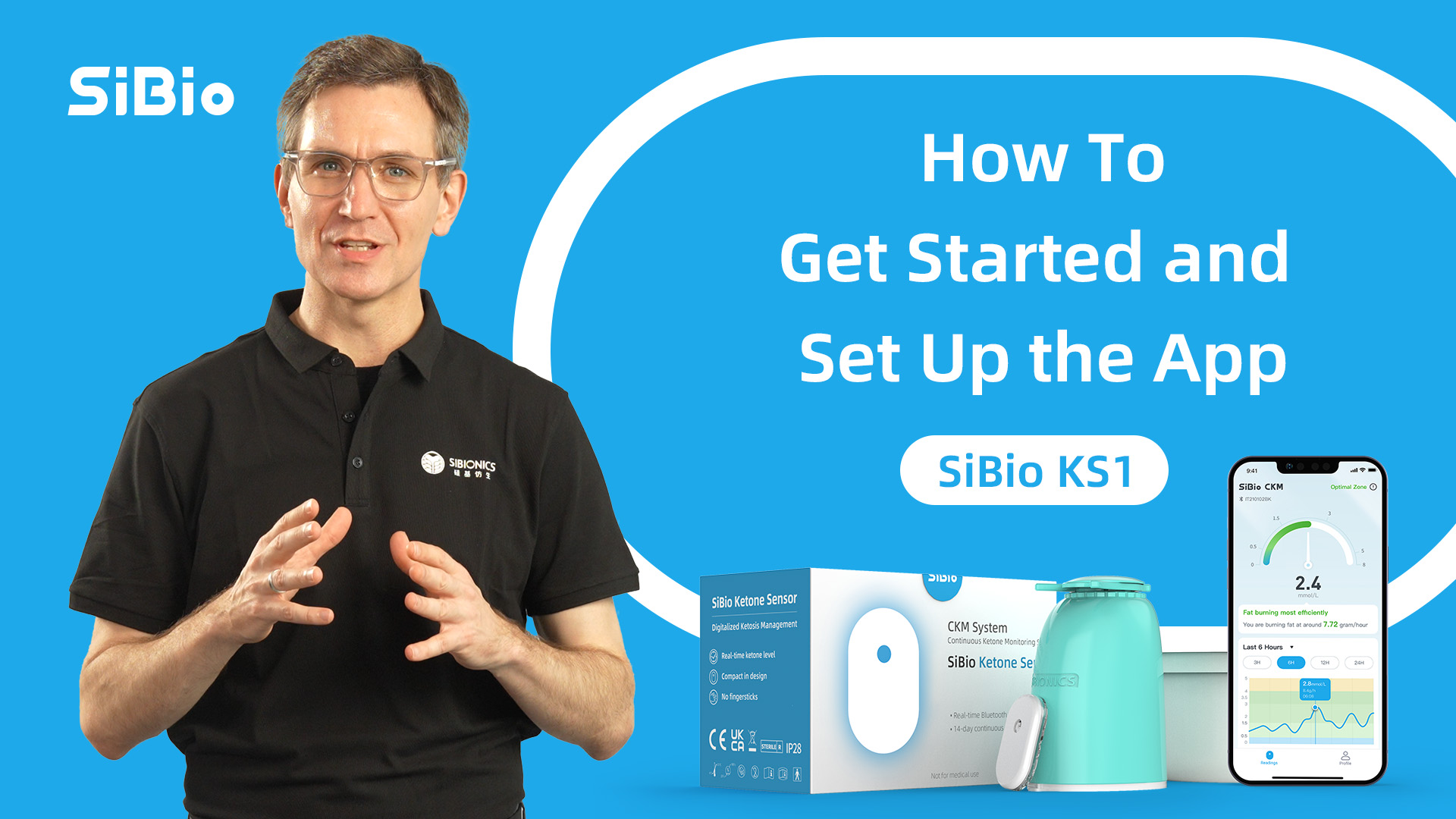 Amazon.co.jp: SIBIO KS1 連続ケトンモニタリング (CKM) システム 英語