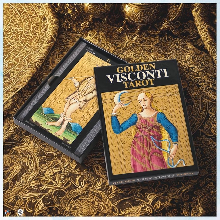 Amazon.co.jp: I.I.J タロットカード ゴールデン・ビスコンティ