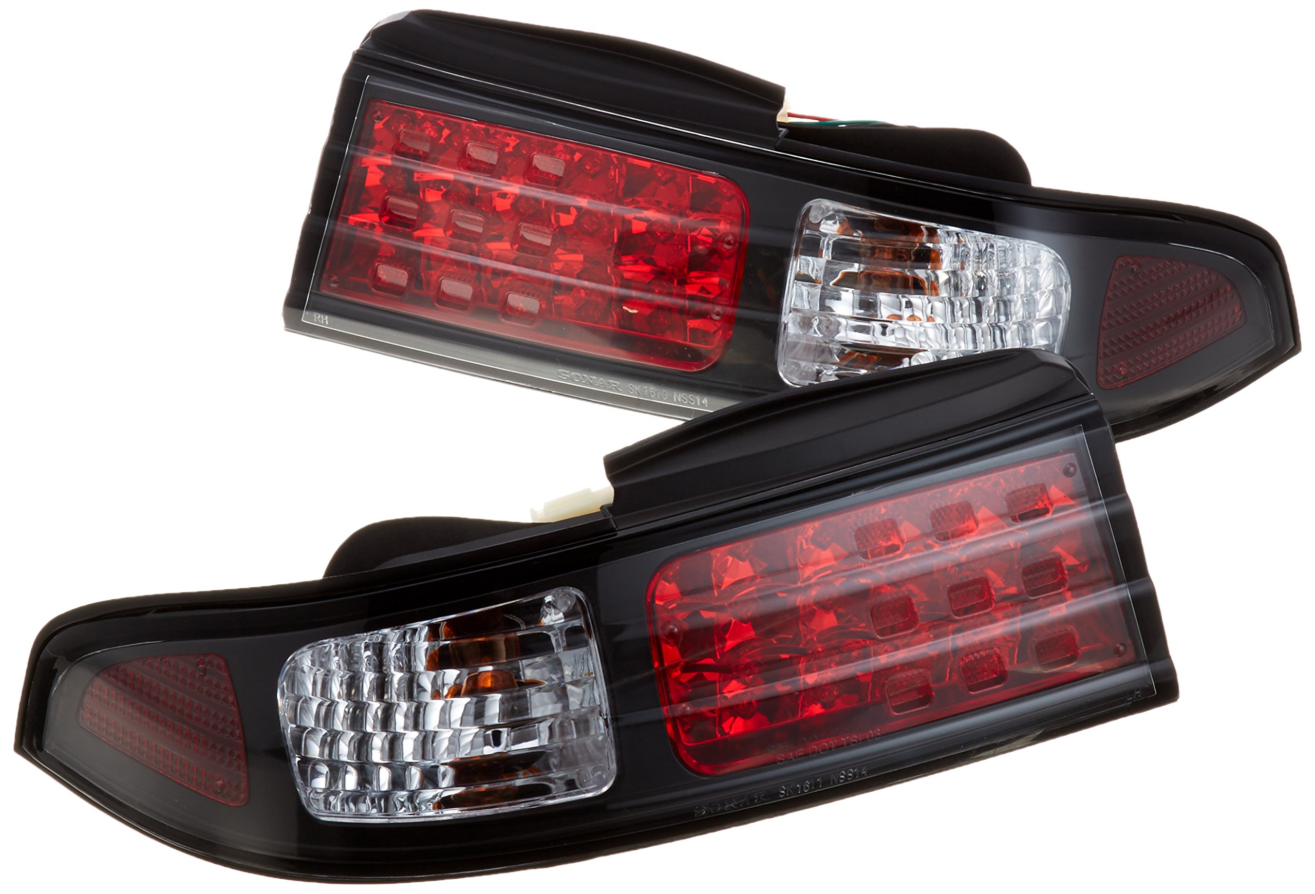 Amazon | D-MAX S14シルビア LEDテールランプ ブラック DML1S14009T1