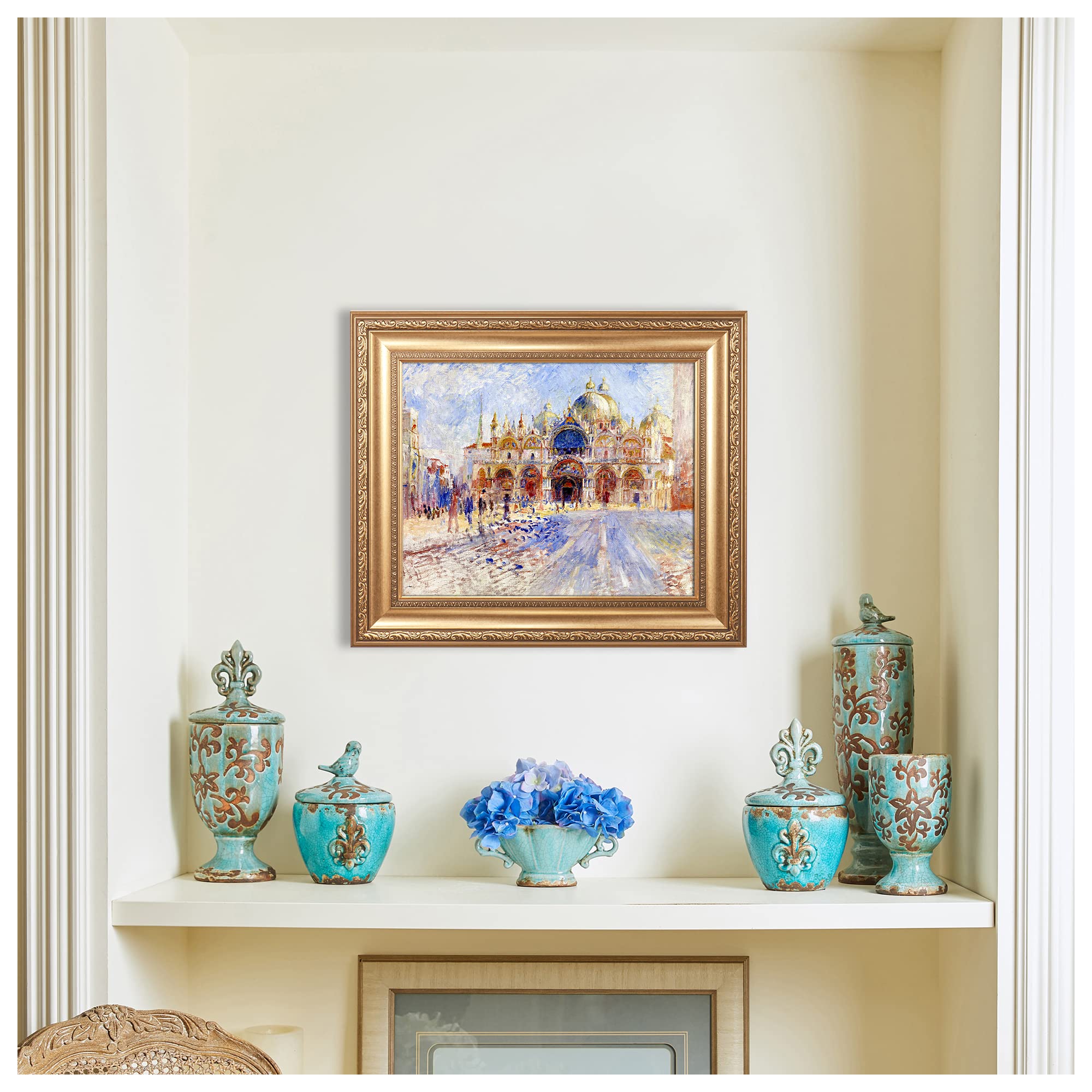 Amazon.co.jp: サンマルコ広場、ピエール=オーギュスト・ルノワール作