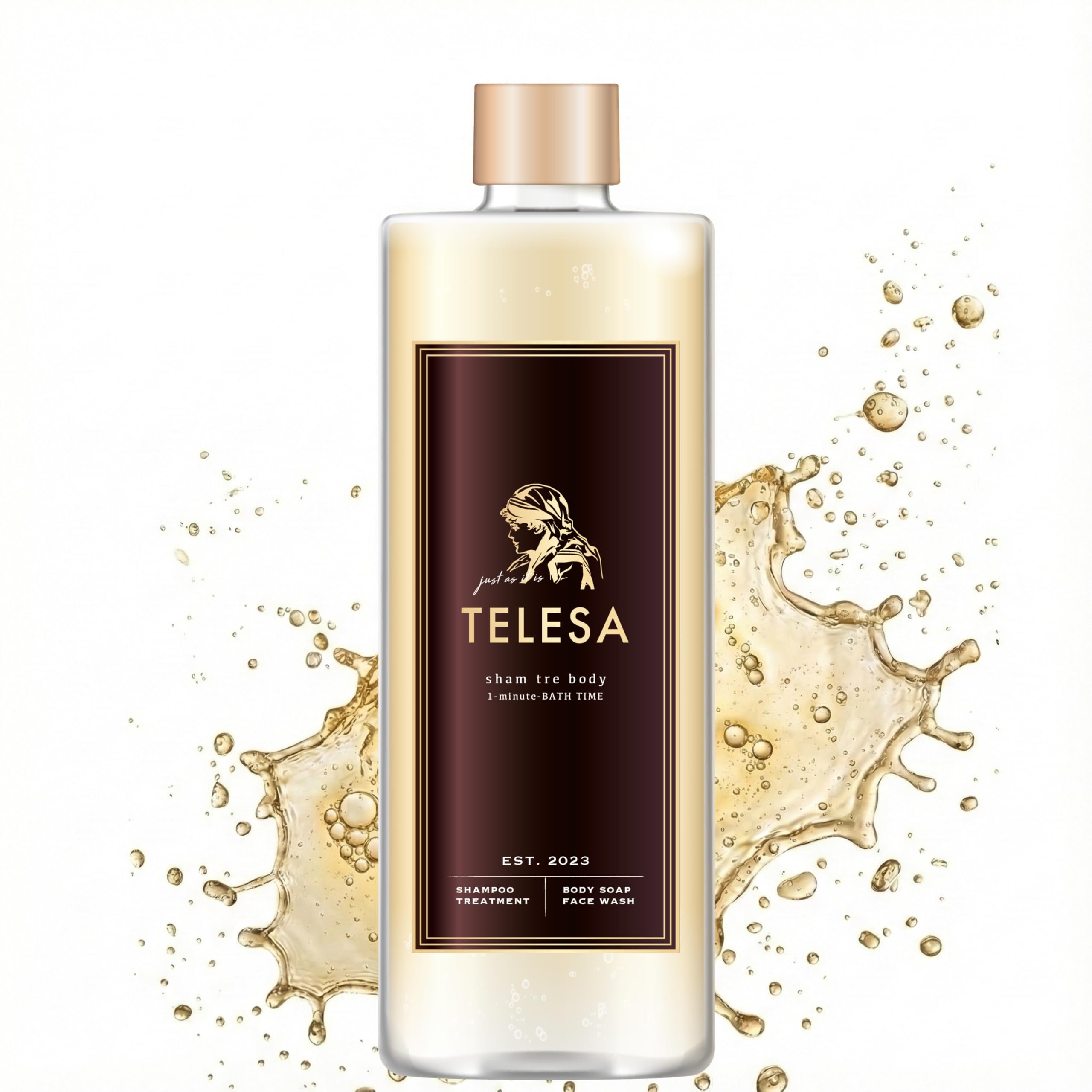 Amazon.co.jp: TELESA シャントリボディ【これ1本で全身洗える】全身