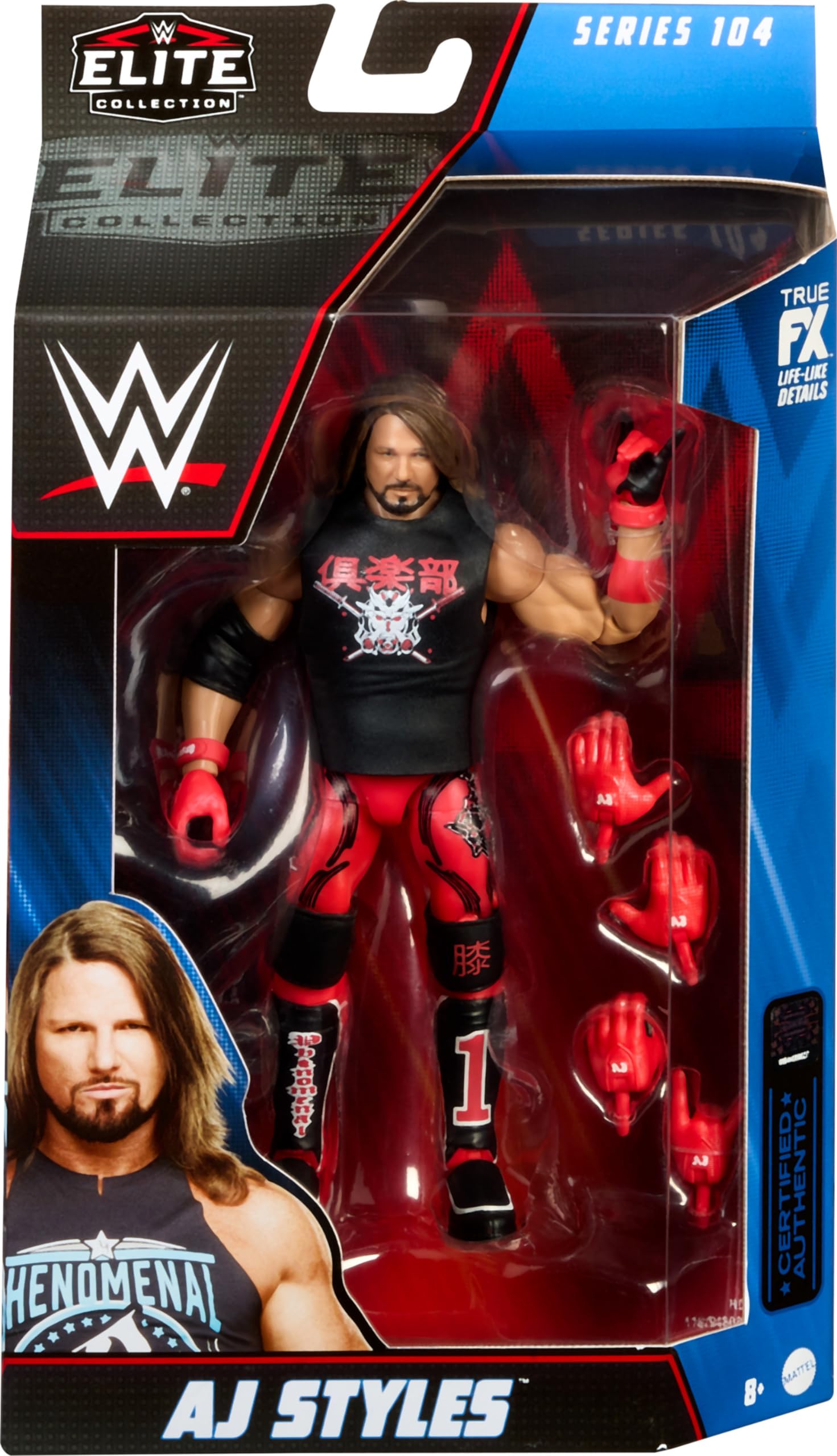 Amazon.co.jp: Mattel WWE AJ スタイル エリートコレクション