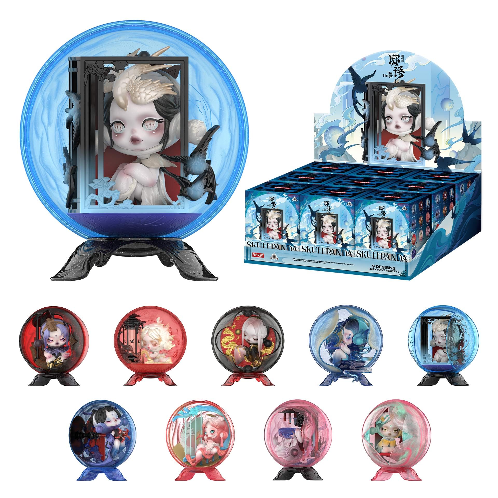 POP MART SKULLPANDA The Mirage Series Figures Blind Box Figures