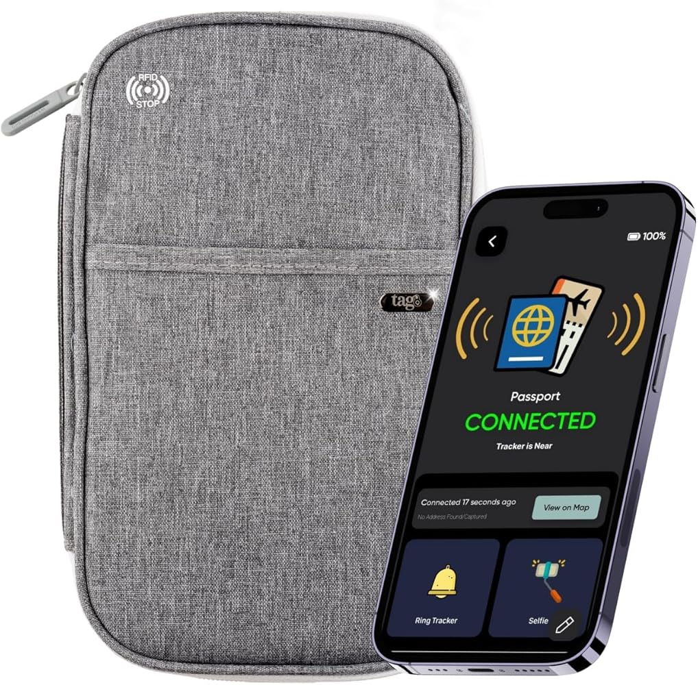 Amazon.com | tag8 Dolphin Smart Passport Holder Wallet with